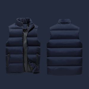 작업용 3컬러 주머니 보온 헤비히트 솜털 패딩 조끼