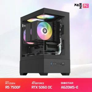 [최종 90만] AMD 라이젠5-5세대 7500F Biostar A620MS-E PNY 지포스 RTX 5060 OC D7 8GB Dual Fan X02