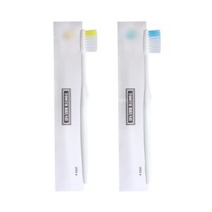 일회용 캐피탈 칫솔 고급포장A x 100개 / 일반모 여행용