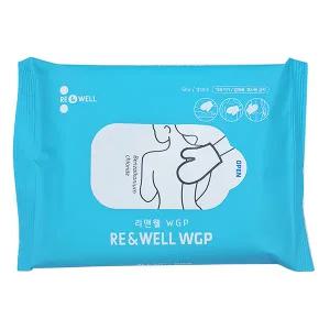 [리앤웰] 워시글러브 물없이 사용하는 환자용 클렌징 세척장갑 1팩(6매)