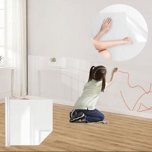 거실 벽시트지 투명 무점착 필름 방수 낙서 오염방지 시트벽지 60cm 5M