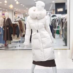 [ab.f.z]폭스퍼 슬림핏 롱패딩 FDDZ4D01B1