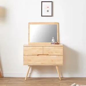 L263 원목 수납 화장대 거울 세트 800 2colors  착불