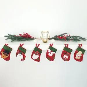 [이거찜] 크리스마스 양말 주머니 산타 루돌프 장식 트리장식