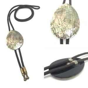 남성용 나전칠기 볼로타이 1P 넥타이대용 루프타이 자개팬던트 뱃지 끈넥타이 슬림로프 링타이