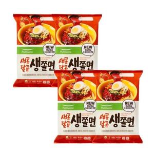 (냉장) 풀무원 새콤달콤 생쫄면 460g 4개