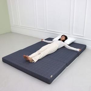 3단 접이식 바닥 토퍼 침대  매트리스 순면 7cm