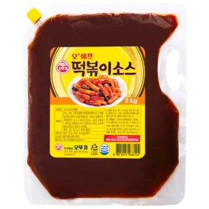 오뚜기 오쉐프 떡볶이 소스 2kg 1개