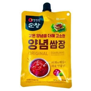 청정원 순창 양념쌈장 190g x 1개  여행용 휴대용 간편개별포장