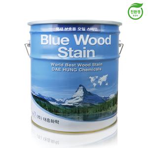 대흥화학 유성 오일스테인 블루우드 스테인 16L 색상선택 