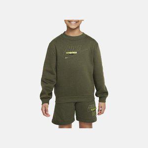 [나이키] 스포츠 클럽 주니어 크루넥 맨투맨 FN9095-325