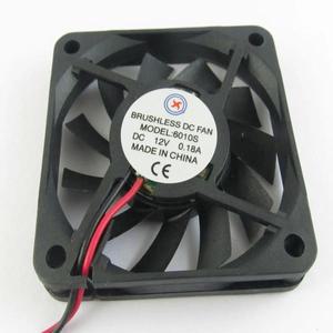1pc 브러시리스 DC 냉각 팬 60x60x10mm 6010 11 블레이드 12V 0.18A 2 핀 커넥터