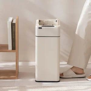 냄새차단 스마트 자동센서 휴지통 쓰레기통 30L  날개형)