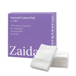 [자이담] 순면 100% 일회용해면 M 100매 1개 4겹 화장솜