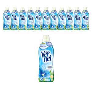 버넬 고농축 섬유유연제 프레쉬모닝, 900ML, 12개