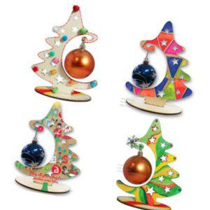 리빙트릭 어린이집크리스마스만들기 크리스마스리스만들기어린이 달을 품은 트리 5명용