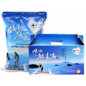 [산정마을] 영심이네 신안 천일염 3년묵은소금 10kg (박스포장)