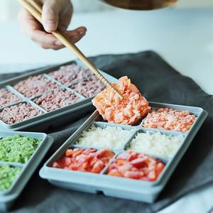 리본제이 냄새배임 없이 깨끗한 국산 실리콘 얼음트레이 양념틀  6구) 1+1