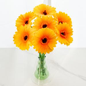 할메이드 생화같은 국화 조화 꽃 hf32 거베라 1p