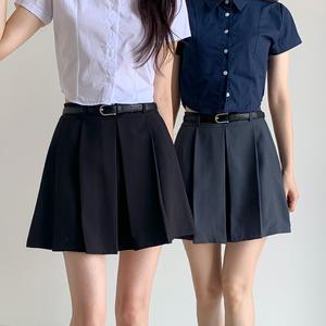 넬라 플리츠 미니스커트 (여름/썸머/하객룩/숏치마/벨트SET)