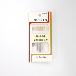 (오렌지미싱) 손바늘 세트16개 밀리너 3호~9호 골드아이