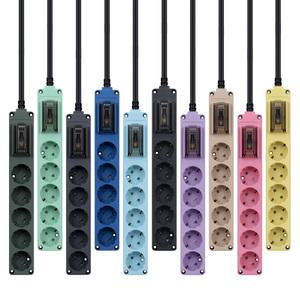 현대멀티탭 국내생산 온풍기 에어컨 4000W 누전차단 고용량 멀티탭 5구 1.5M~5M 서버탭