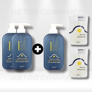 [2+1] 피부미 아크네 쿨링 바디워시 500ml 3개 + 리필용 480ml 2개