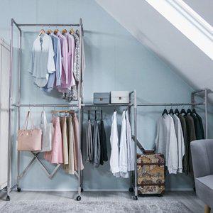 [까사마루] 접이식 키다리 행거 2개세트