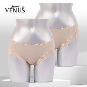 [비너스자스민][1+1] 릴렉스드 햄팬티 PT0066H_LBx2 여성팬티 90-100사이즈