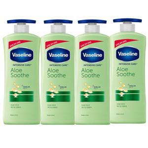 바세린 인텐시브 케어 알로에 수드 로션 600ml 4개 5종 택1