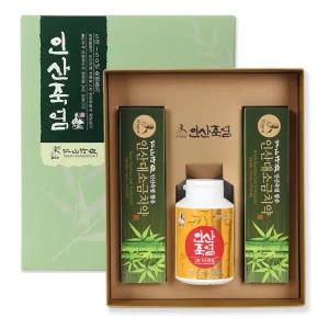 인산죽염 3회 죽염 치약 선물세트 (분말 300g 치약 2개)