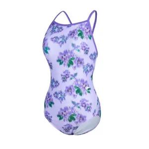 [레노마수영복](하남점)지퍼백 폴리백 브라캡 3종 무상증정 여성 워터플라워 원피스수영복 퍼플 RN-LF2E...