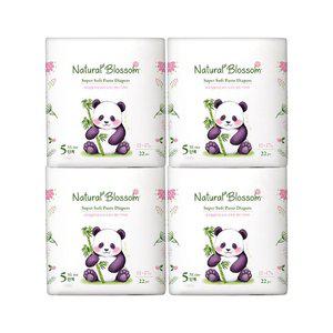 네추럴블라썸 슈퍼 소프트 비건기저귀 팬티 5단계(XL) 22매x4팩