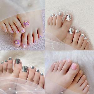 패디팁 네일아트 네일연장팁 연장팁 여름맞이 오로라 24p 5종 페디팁