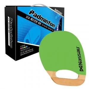 낫소 스포츠 패드민턴 세트 (그린) 라켓 야외놀이 공원 실내스포츠