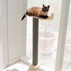 [모넬로]워커팡 고양이 원목 캣타워 캣폴 창문 해먹 캣워크 GO23036