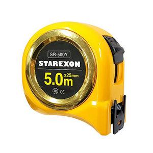 스타렉슨 줄자 5.0M x 25mm 잠금기능 양면코팅 눈금 줄자 측정자 SR-500Y