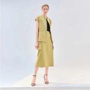 [하프클럽/S쏠레지아]에스쏠레지아 아웃포켓 H라인 스커트 SOO5WSK320