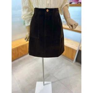[레코브](김해점)벨벳 미니스커트(LC31DYSK549X)