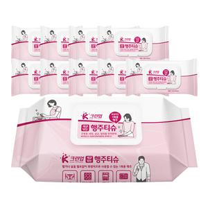 K크린업 세균닦는 행주티슈 80매x10개 1회용 부직포 위생행주 청소물티슈