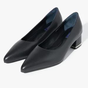 세라 에디션 소가죽 베이직 정장룩 펌프스 4CM O52P005