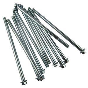 볼트 발전기 로터 나사 육각 표면 탄소강 로드 긴 고정자 연결 M8 플랜지 175 샤프트