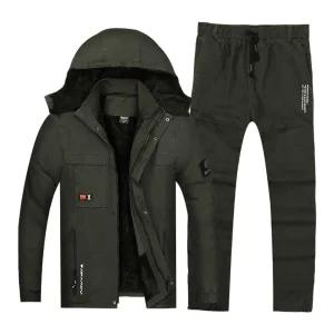 남성 겨울 기모 전술점퍼세트 스판 방한동계 가을 낚시복 상하