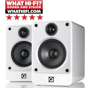 [AV홀릭]Q Acoustics(큐어쿠스틱) Concept 20 하이파이 북셀프스피커 피아노화이트 스피커케이블증정