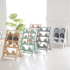 [MENOVR8G_4A]고무나무 슬리퍼 꽂이 실내화 정리대 6JS 2