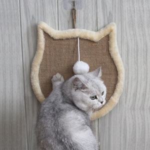 고양이 스크래쳐 벽걸이 미니 벽 캐닢 긁힘방지 (WE60135)