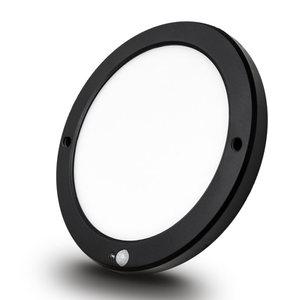 LED 엣지 원형 센서등 20W 블랙 현관등 베란다등 복도등 파우더룸 조명 옷장등 인테리어 센서 감지 조명