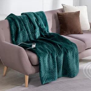 이메텍 프리미엄 벨벳 전기담요 GOK-097 (에메랄드그린)