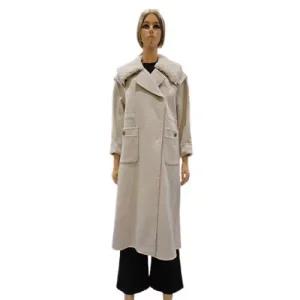 [에고이스트] 리얼 퍼 스티치 포인트 롱코트  EP4WC-960