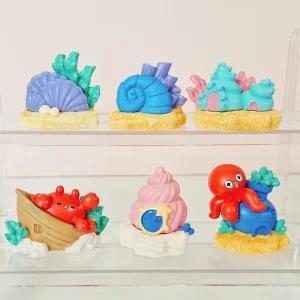 아쿠아필 인테리어 테라리움 어항 장식 소품 소라게 6종